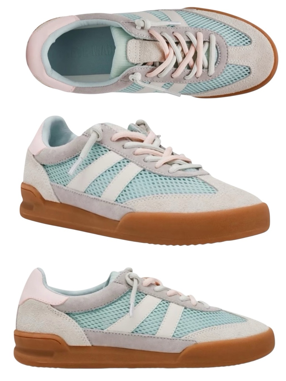 Steve Madden Verdict Mesh Sneaker Turquoise Multi Sneaker - Women’s 10 NEW NIB